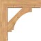 Ekena Millwork Imperial Block Smooth Bracket w/ Offset Brace, Western Red Cedar, 7 1/2"W x 30"D x 30"H BKT0806X30X30IMP05SWR - alternate 3